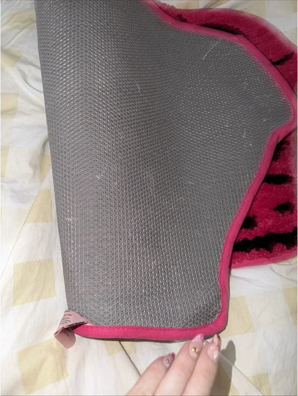 Juicy Couture pink Crown Bath Rug